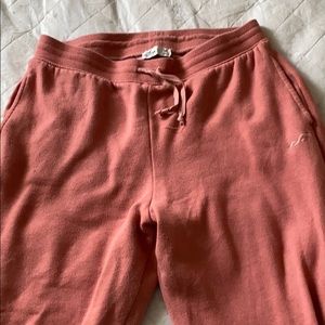 dark pink hollister joggers
